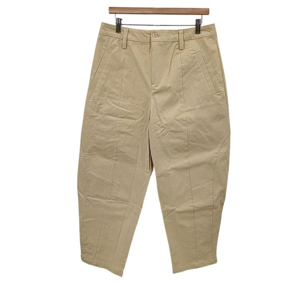 Ruti Women Twill Detail Oriented Tapered Pants French Beige 17